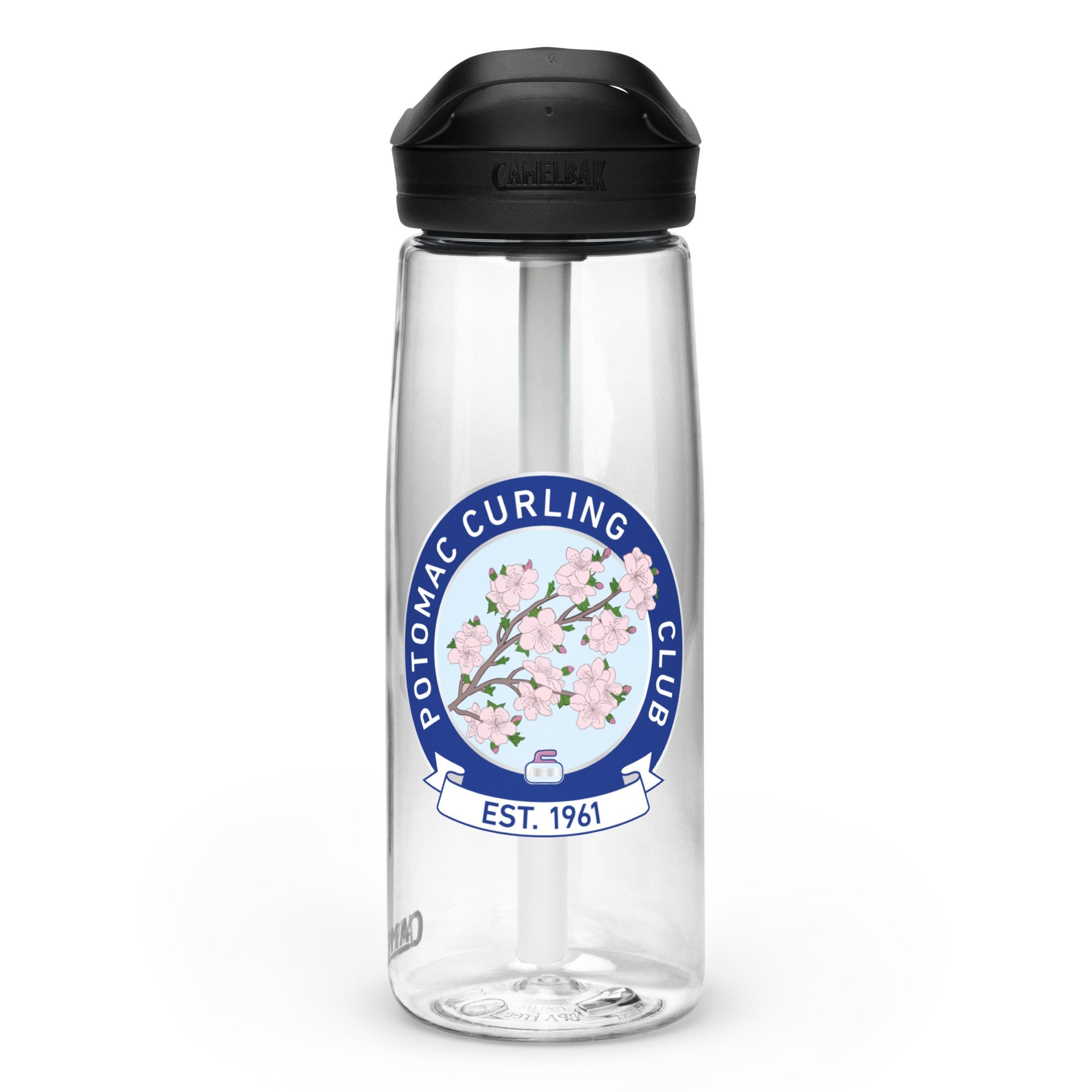 Potomac Curling Club Sports water bottle - Broomfitters