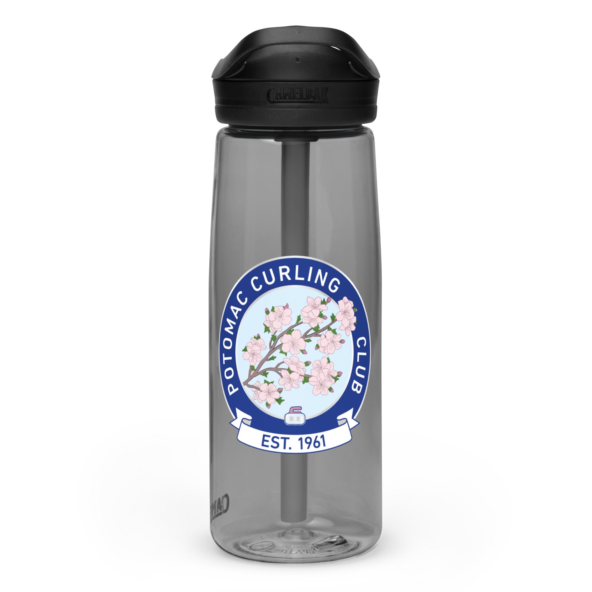 Potomac Curling Club Sports water bottle - Broomfitters