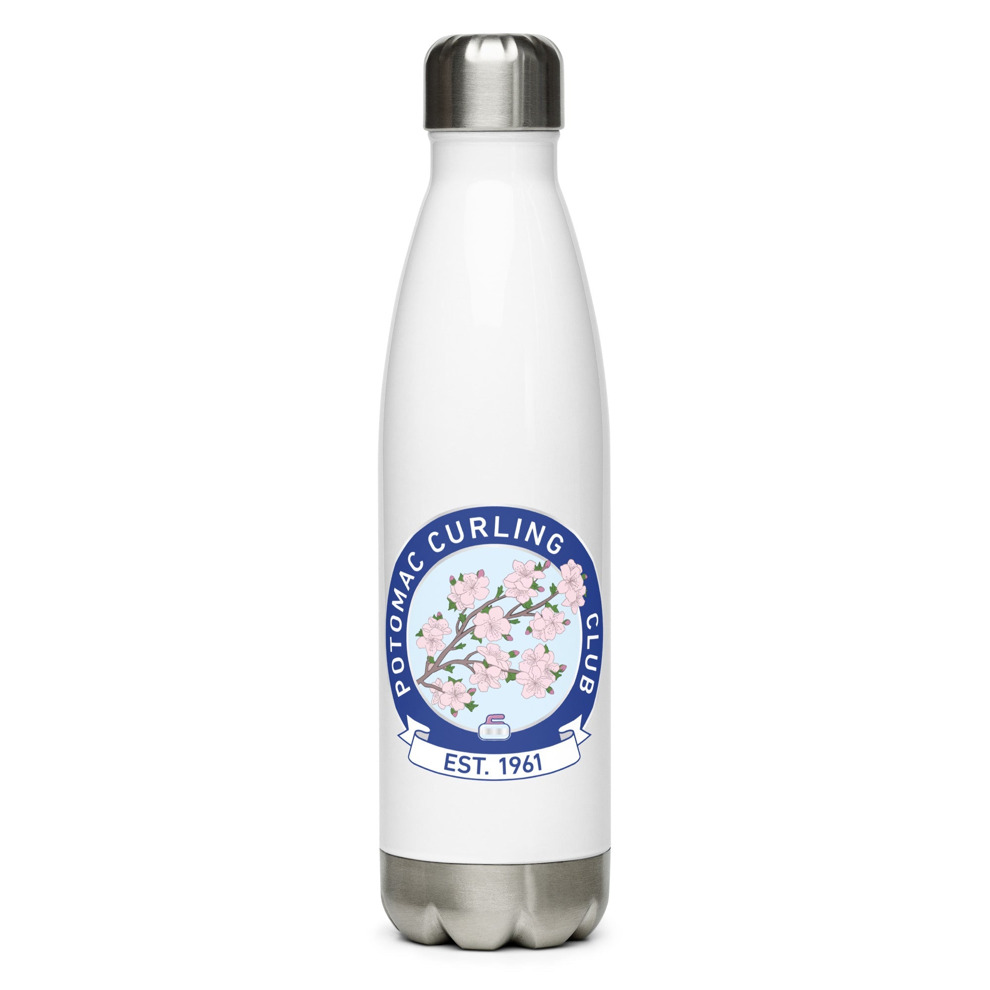 Potomac Curling Club Stainless steel water bottle - Broomfitters