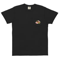 Potomac Curling Club Unisex garment - dyed pocket t-shirt - Broomfitters