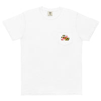 Potomac Curling Club Unisex garment - dyed pocket t-shirt - Broomfitters