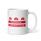 Potomac Curling Club White glossy mug - Broomfitters