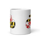 Potomac Curling Club White glossy mug - Broomfitters