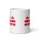 Potomac Curling Club White glossy mug - Broomfitters