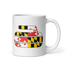 Potomac Curling Club White glossy mug - Broomfitters