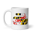 Potomac Curling Club White glossy mug - Broomfitters