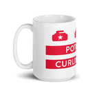 Potomac Curling Club White glossy mug - Broomfitters