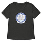 Potomac Curling Club Women’s relaxed v - neck t-shirt - Broomfitters