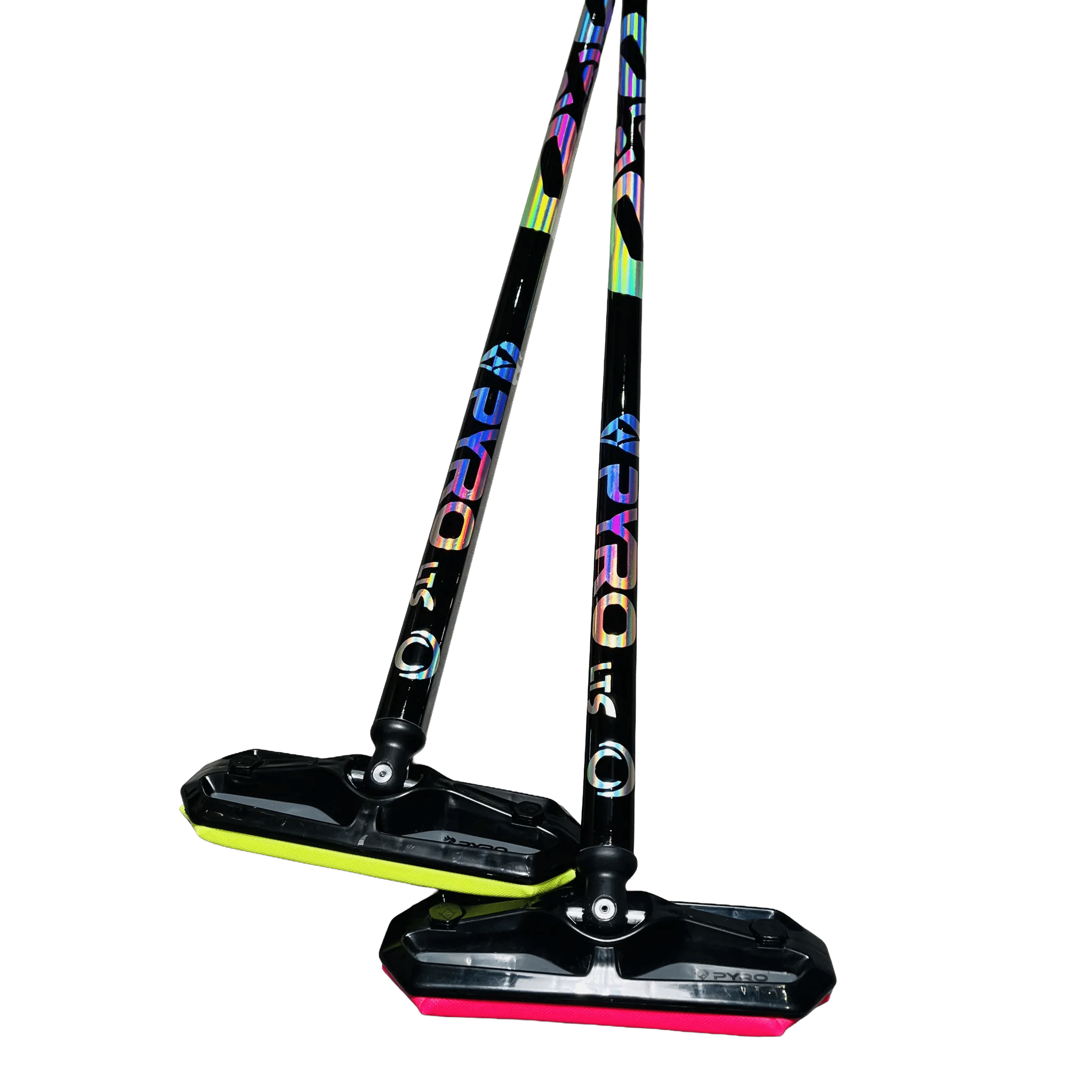 Pyro Flat Shaft Fiberlite - Holographic Specialty - Broomfitters