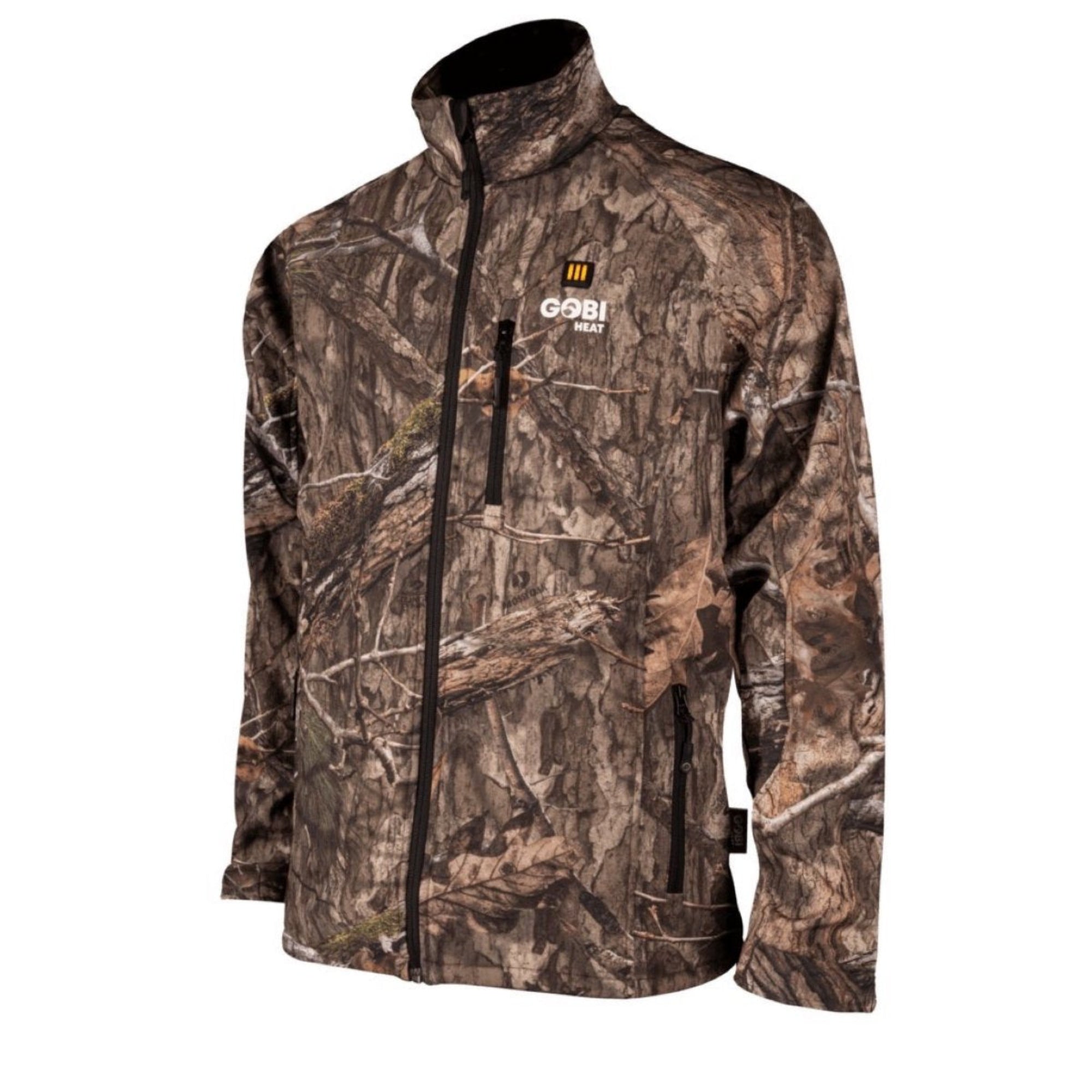 Sahara Men's Heated Hunting Jacket - Mossy Oak Camo - Broomfitters