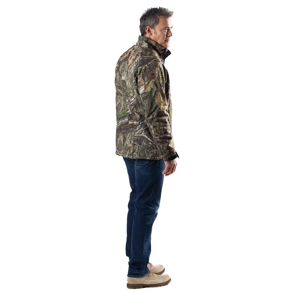 Sahara Men's Heated Hunting Jacket - Mossy Oak Camo - Broomfitters