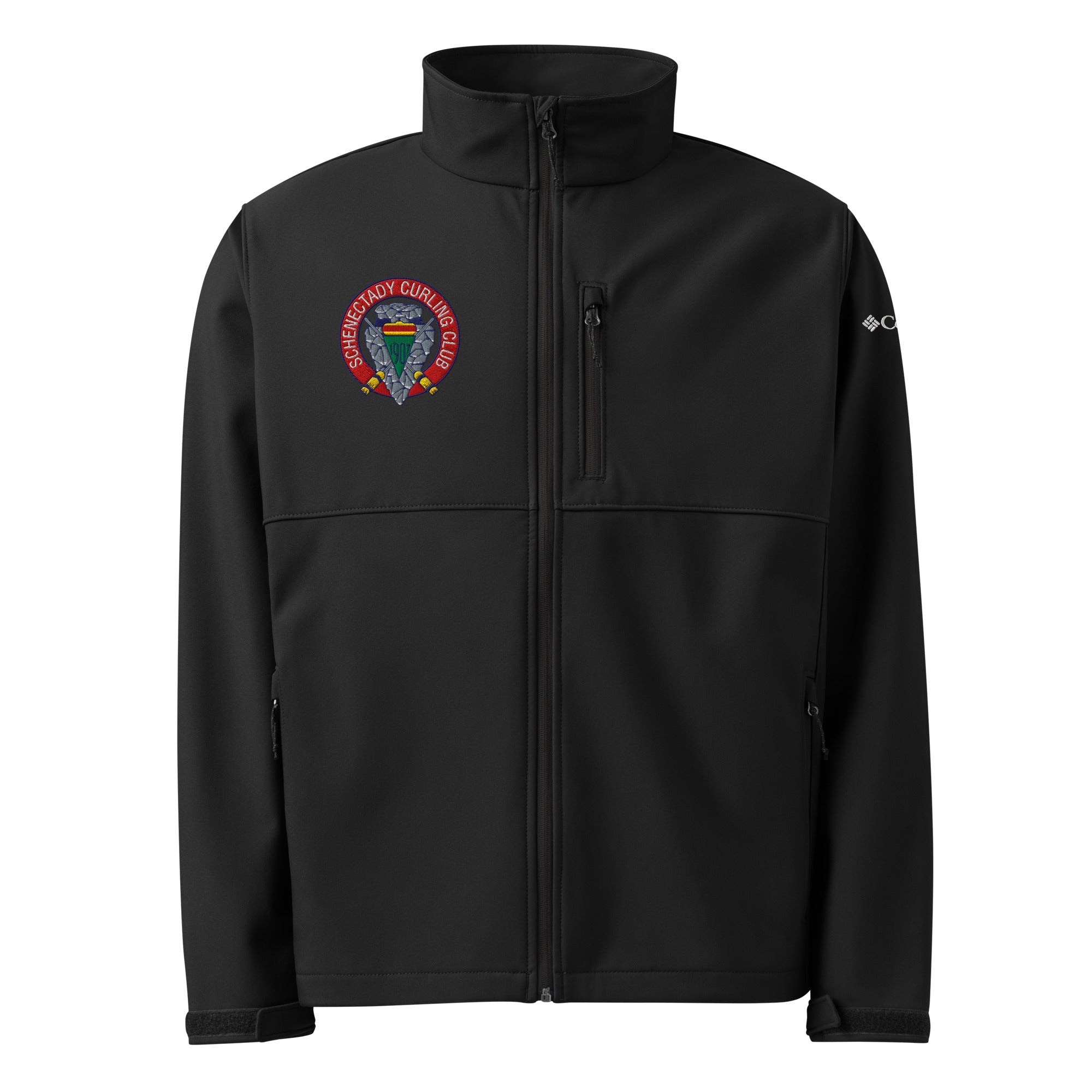 Schenectady Curling Club Columbia soft shell jacket - Broomfitters