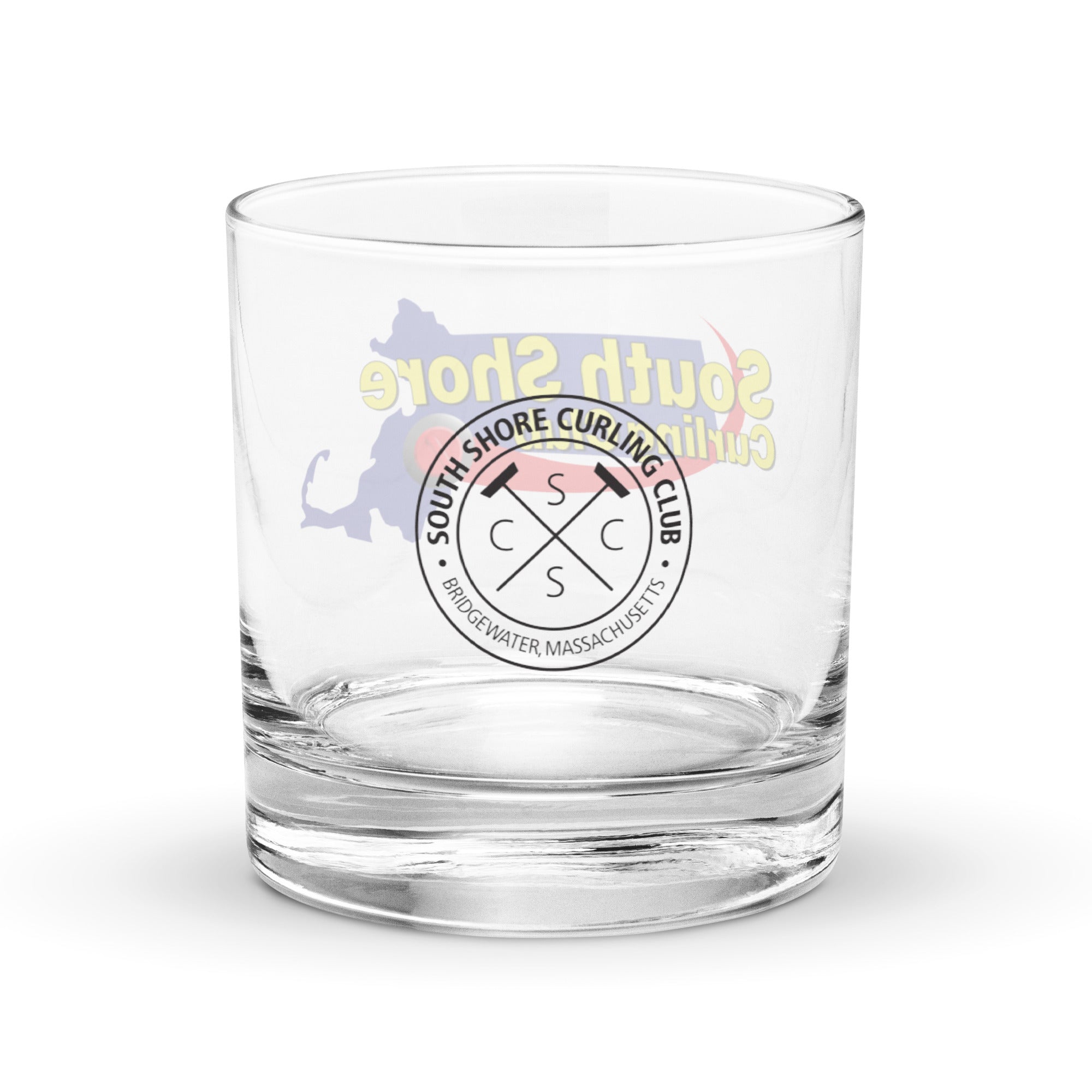 South Shore Curling Club Rocks glass - Broomfitters