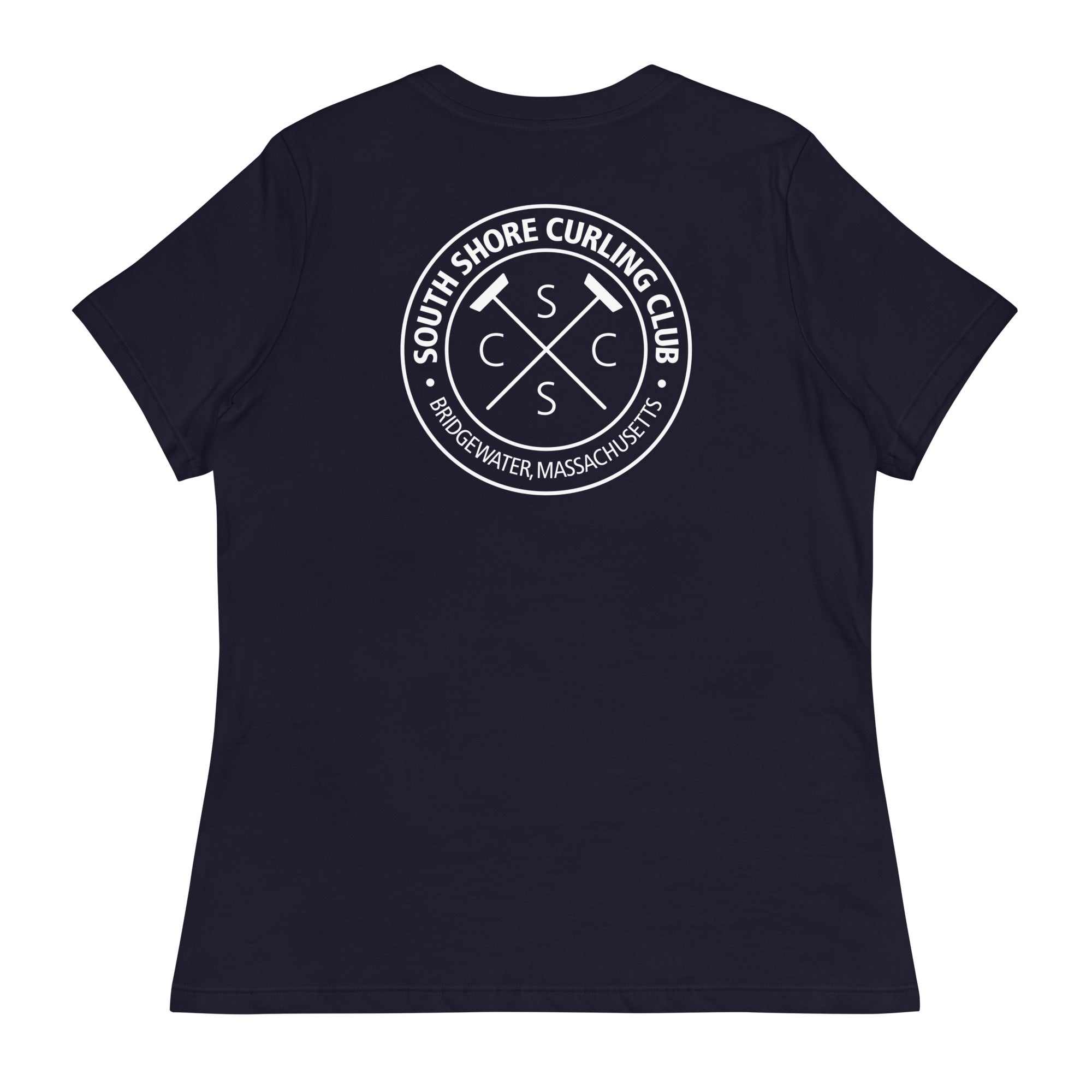 South Shore Curling Club Women's Relaxed T-Shirt - Broomfitters
