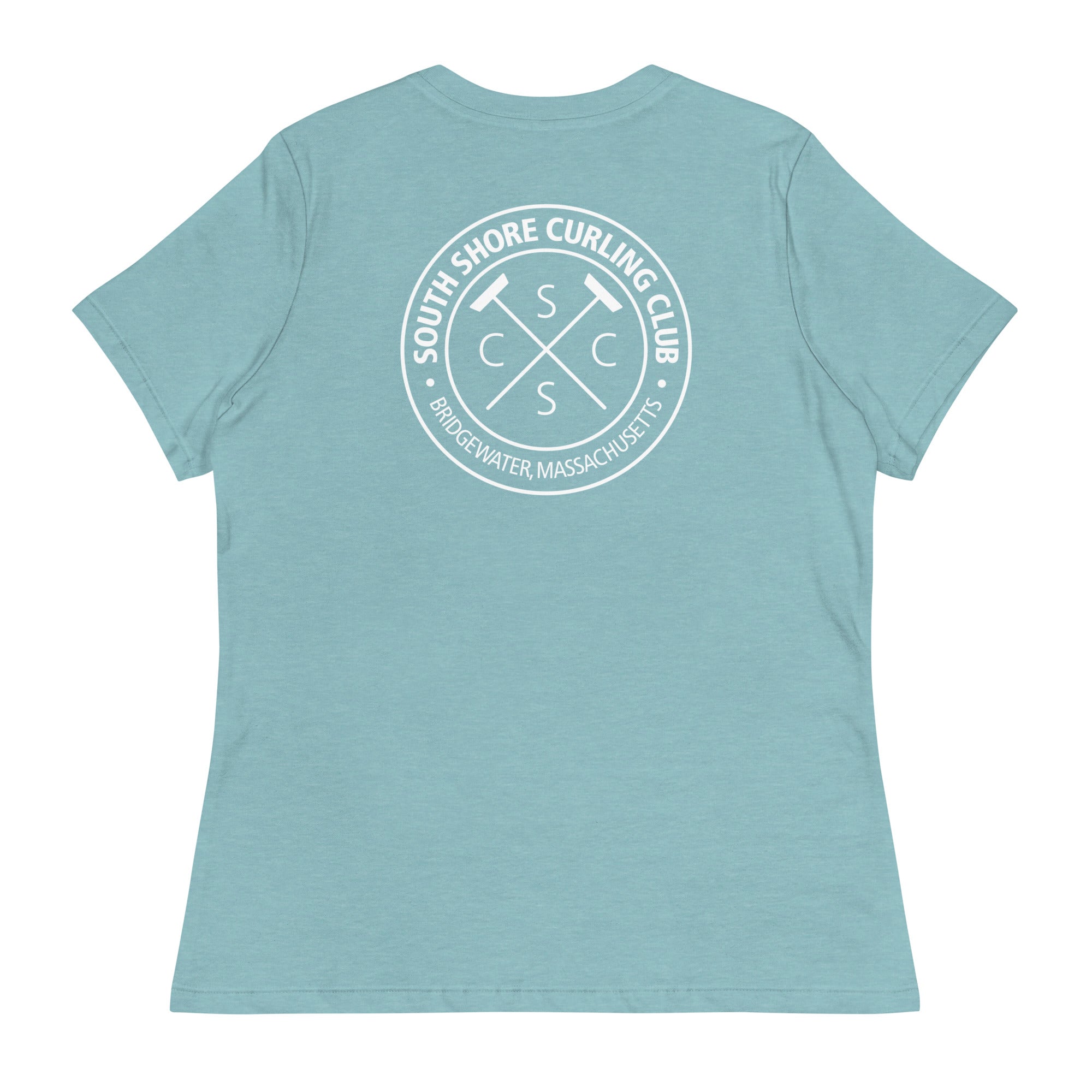 South Shore Curling Club Women's Relaxed T-Shirt - Broomfitters