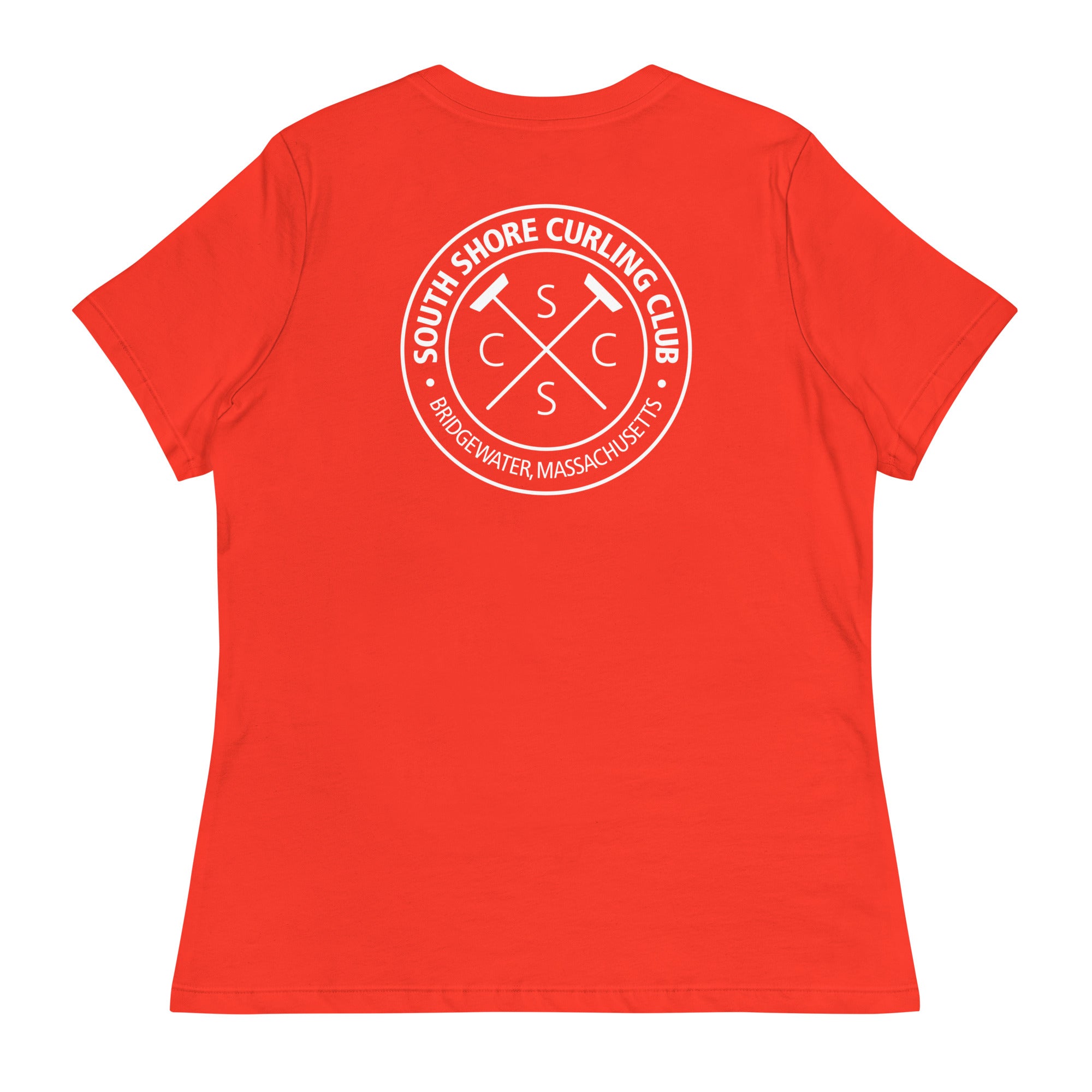 South Shore Curling Club Women's Relaxed T-Shirt - Broomfitters
