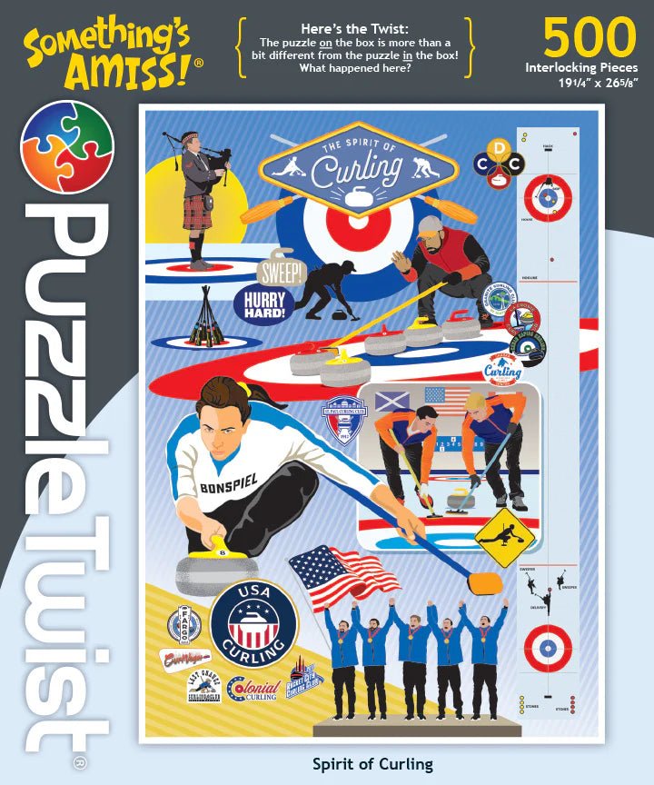 Spirit of Curling Jigsaw Puzzle - Broomfitters