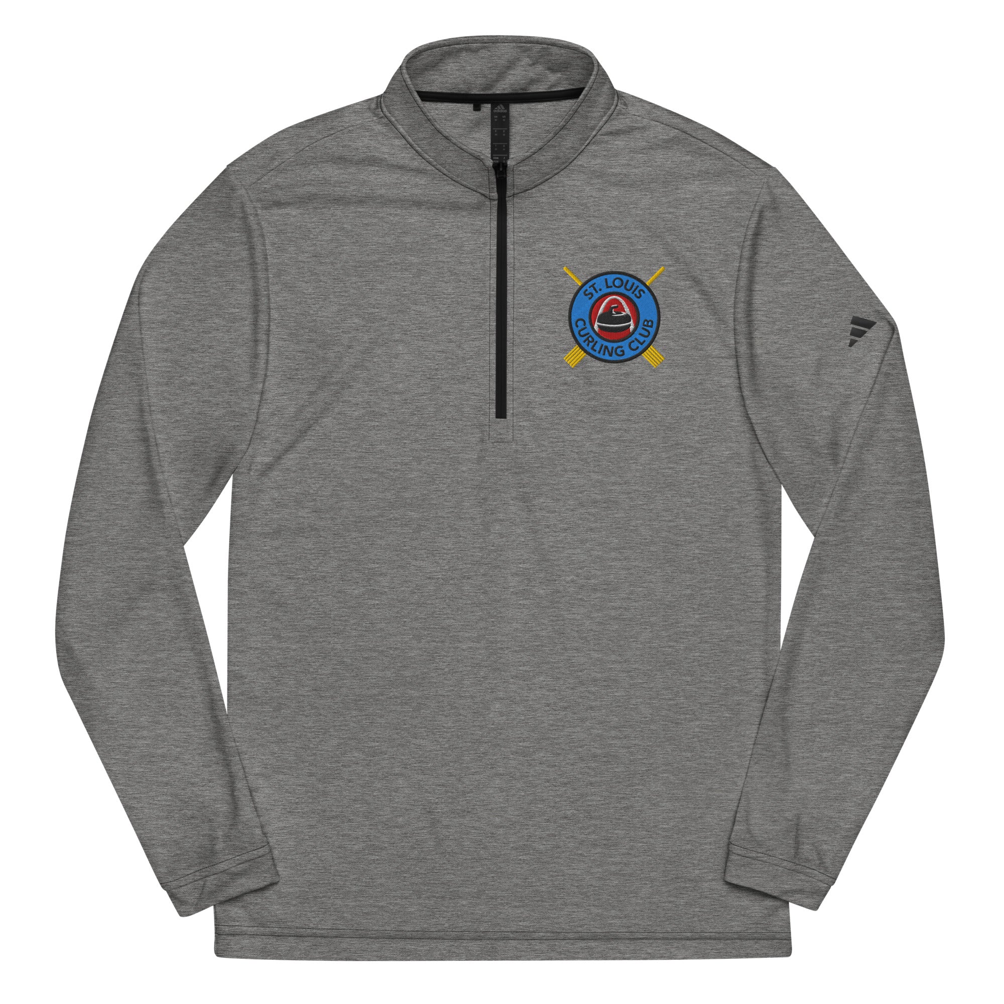 St. Louis Curling Club Adidas Quarter zip pullover - Broomfitters