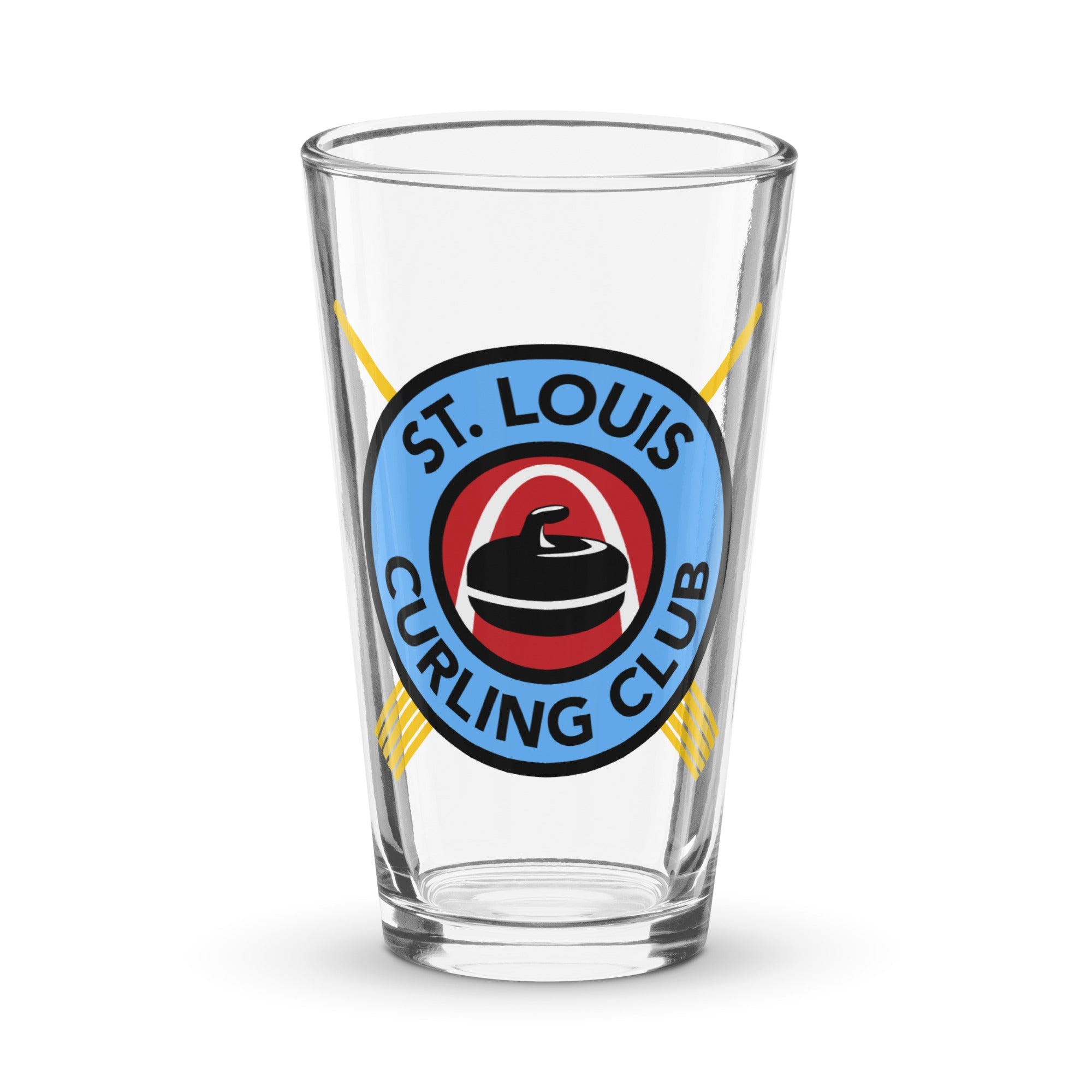 St. Louis Curling Club Shaker pint glass - Broomfitters