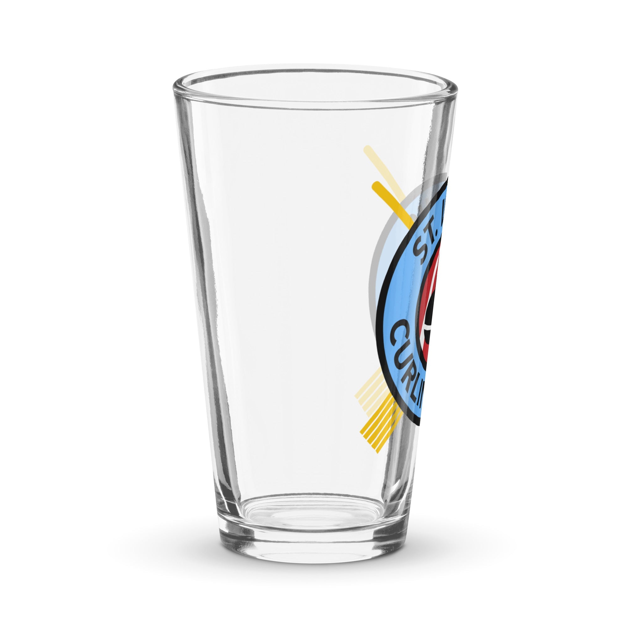 St. Louis Curling Club Shaker pint glass - Broomfitters