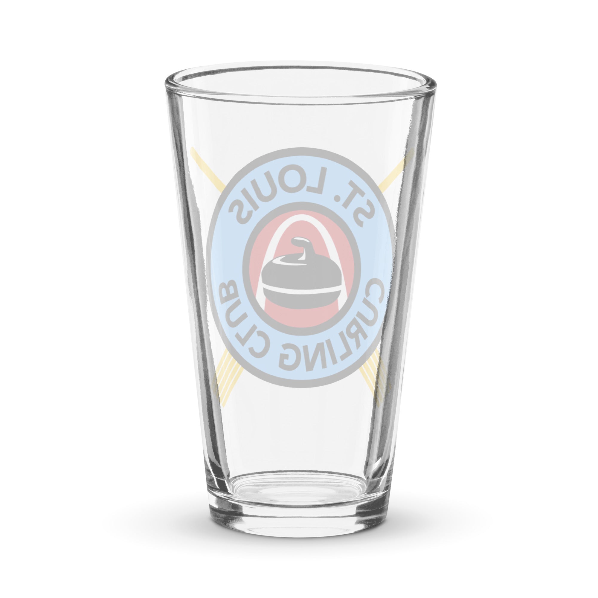 St. Louis Curling Club Shaker pint glass - Broomfitters