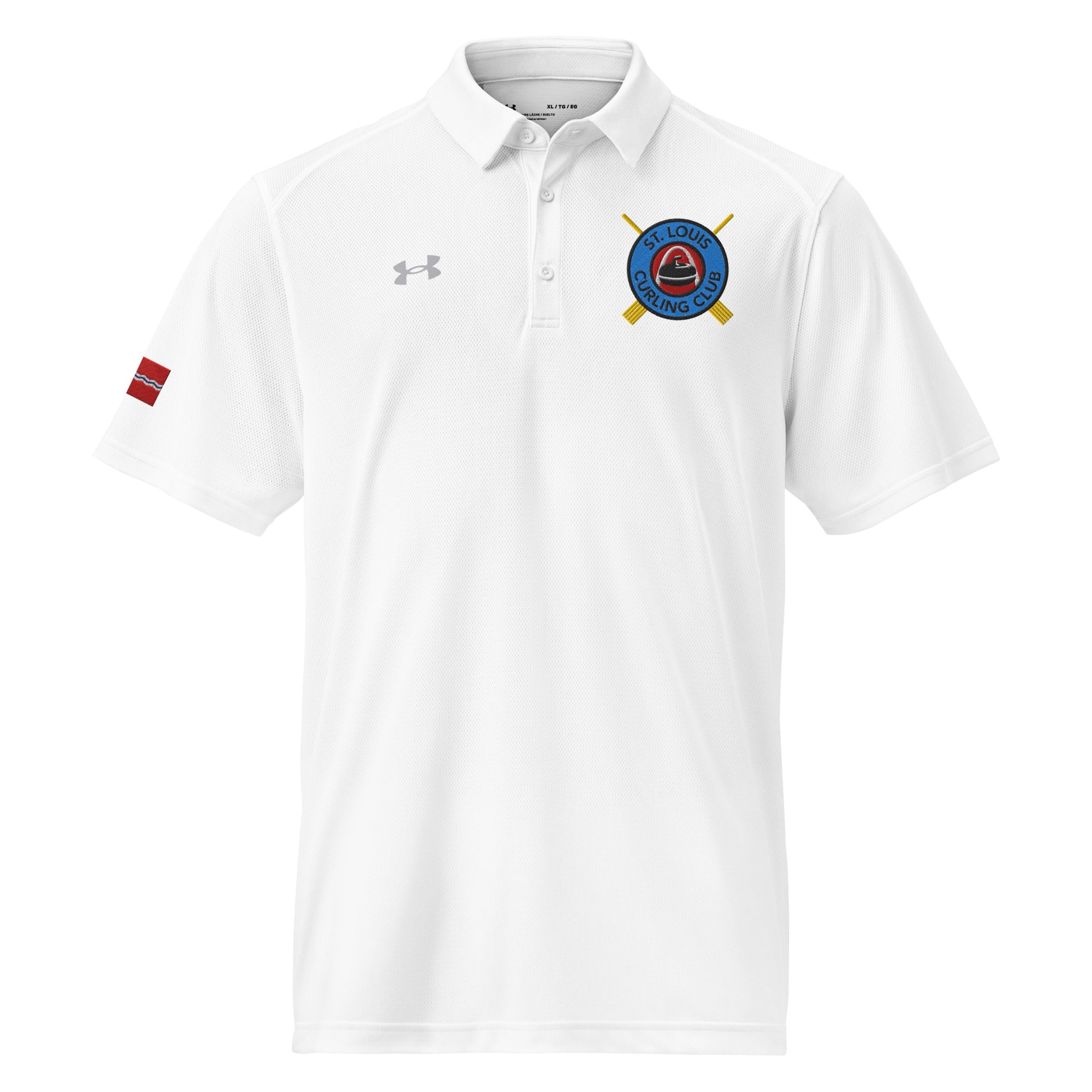 St Louis Curling Club Under Armour® men's polo - Broomfitters