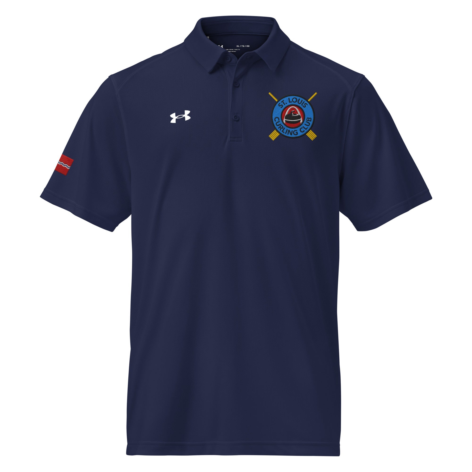 St Louis Curling Club Under Armour® men's polo - Broomfitters