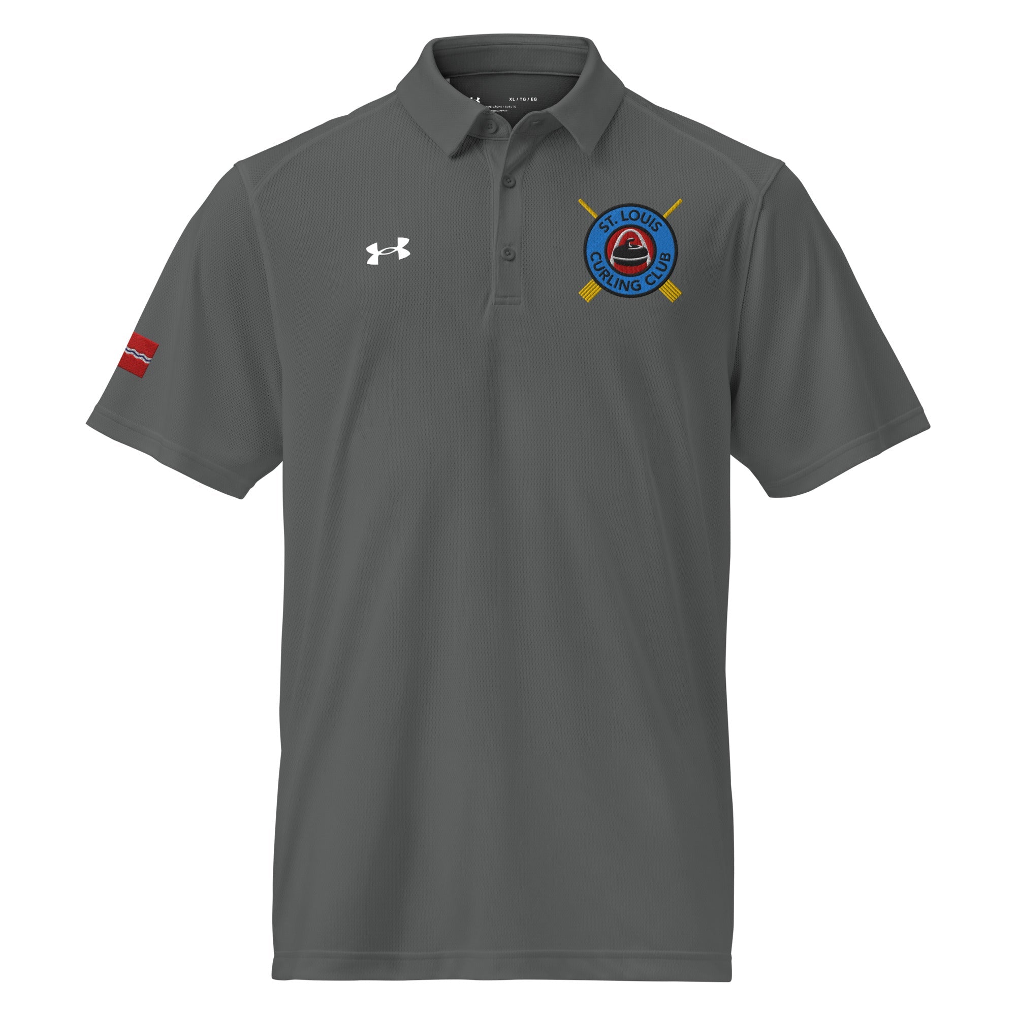 St Louis Curling Club Under Armour® men's polo - Broomfitters