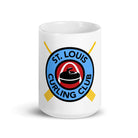 St. Louis Curling Club White glossy mug - Broomfitters