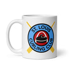 St. Louis Curling Club White glossy mug - Broomfitters