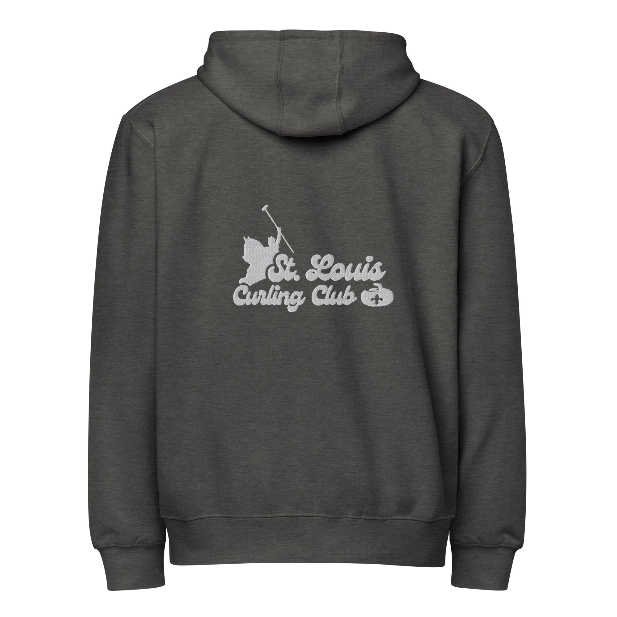 St. Louis Curling Premium full zip hoodie - Broomfitters