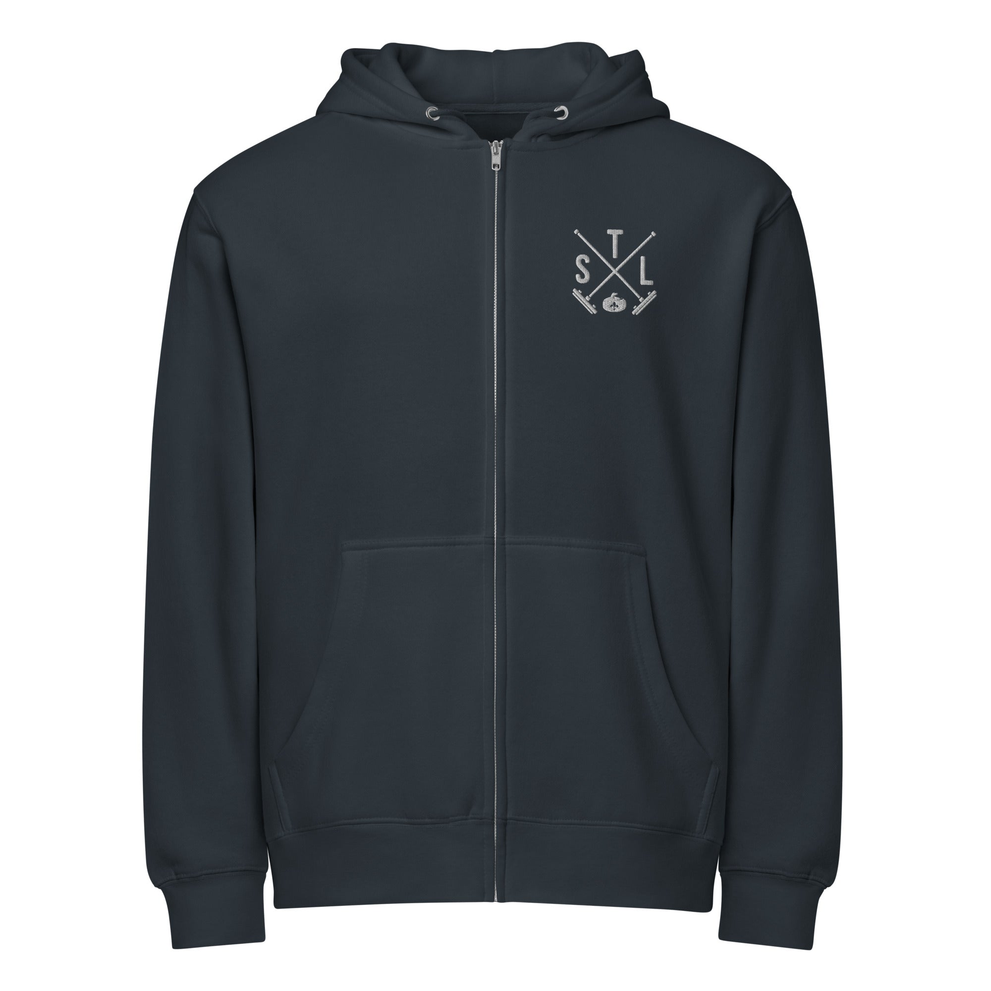 St. Louis Curling Premium full zip hoodie - Broomfitters