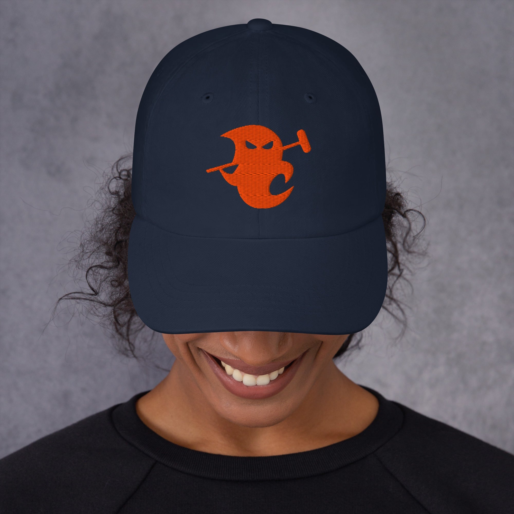 Team Casper Ghost Puff dad hat - Broomfitters