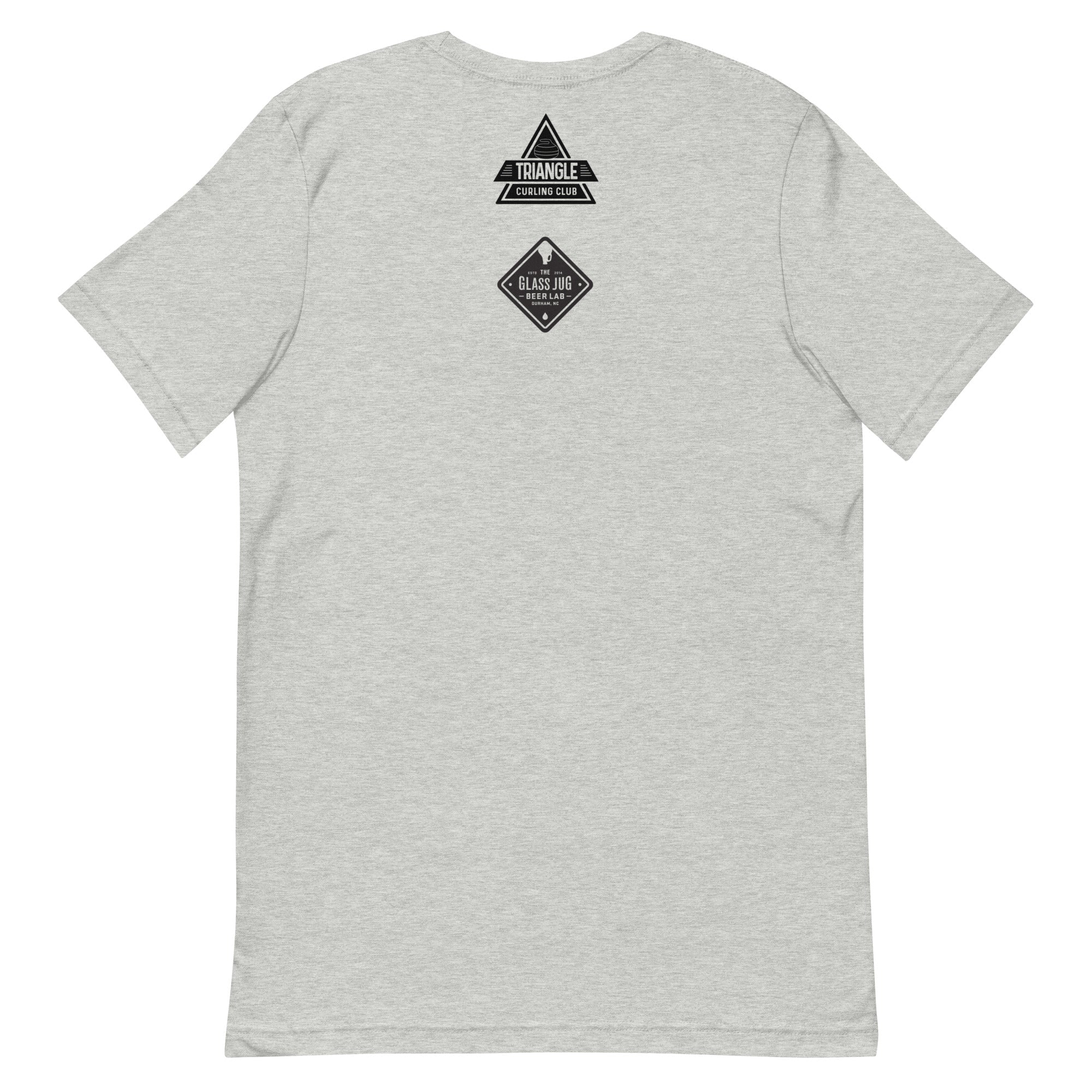 The Golden Stone with Triangle Curling & The Glass Jug Unisex t-shirt - Broomfitters