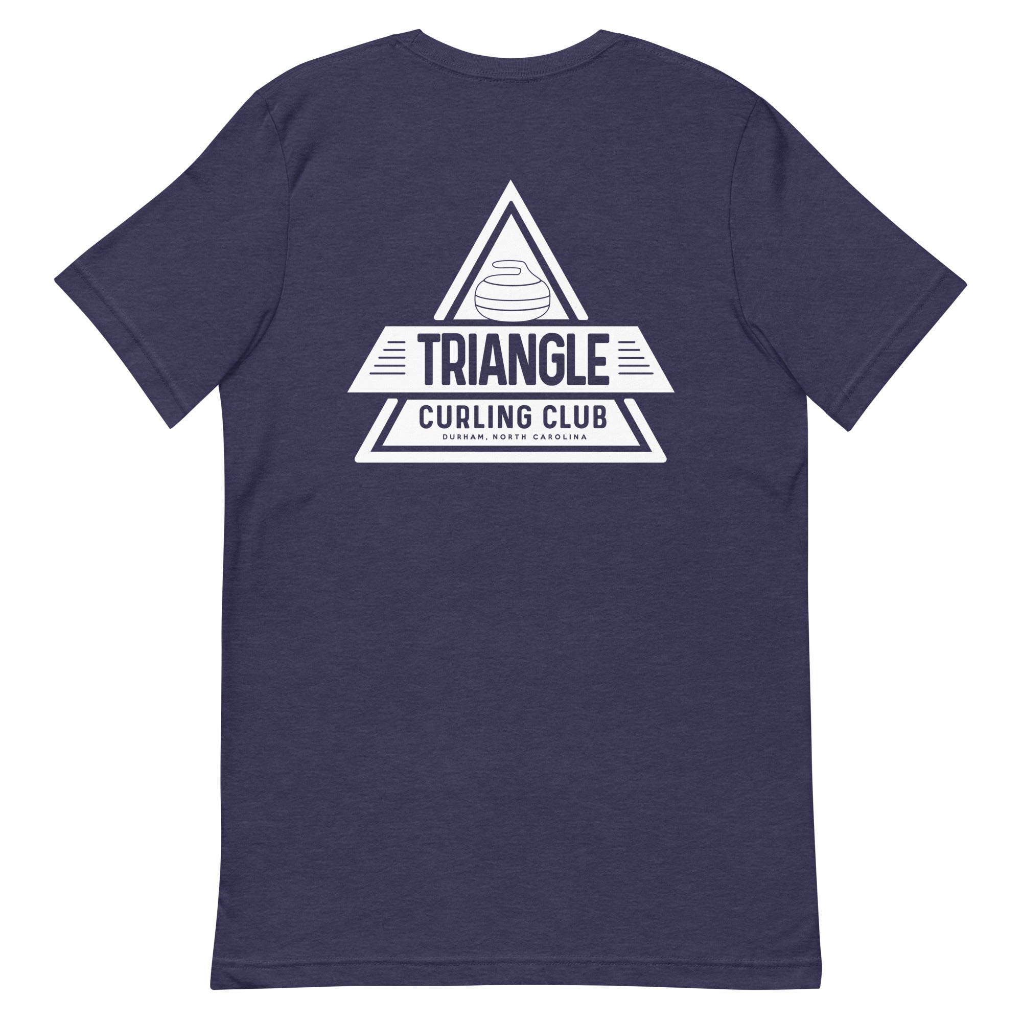 Throw Two, Sweep, Shut Up - Triangle Curling Club Unisex t-shirt - Broomfitters