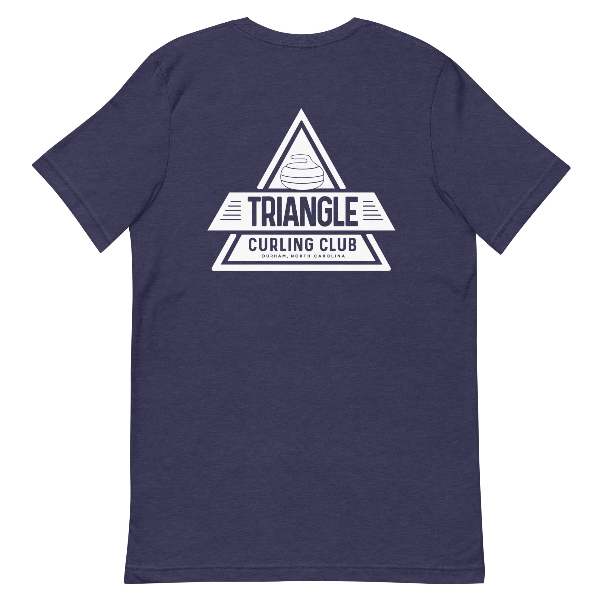 Throw Two, Sweep, Shut Up - Triangle Curling Club Unisex t-shirt - Broomfitters