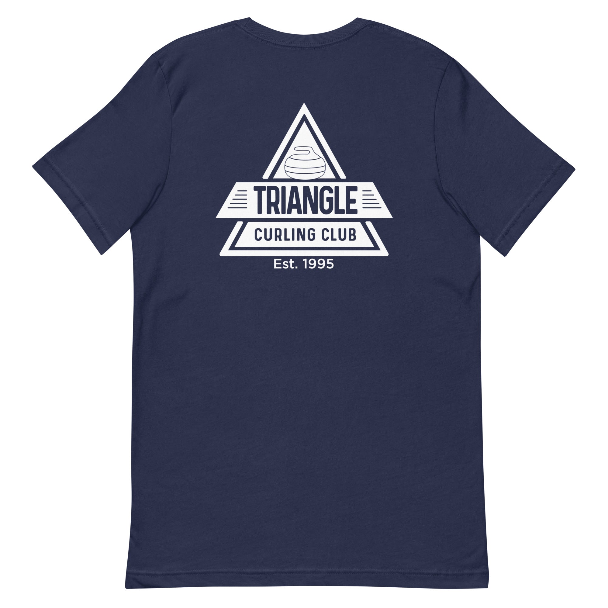 Throw Two, Sweet, Shut Up - Triangle Curling Club Unisex t-shirt - Broomfitters