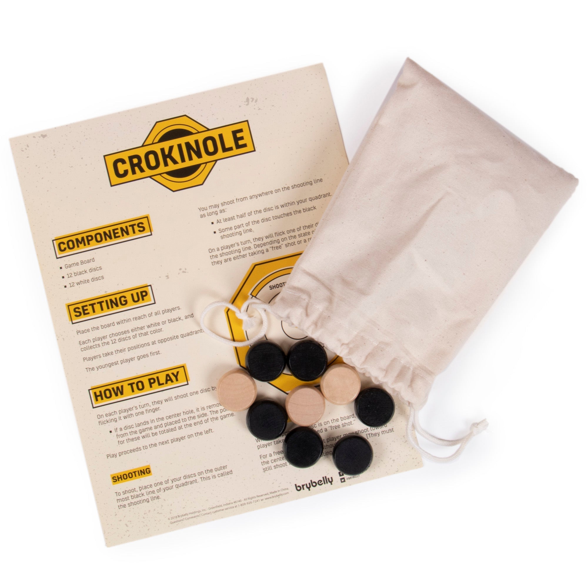 Tournament Crokinole Board, 30 - inch - Broomfitters