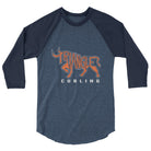 Triangle Curling 3/4 sleeve raglan shirt - Broomfitters