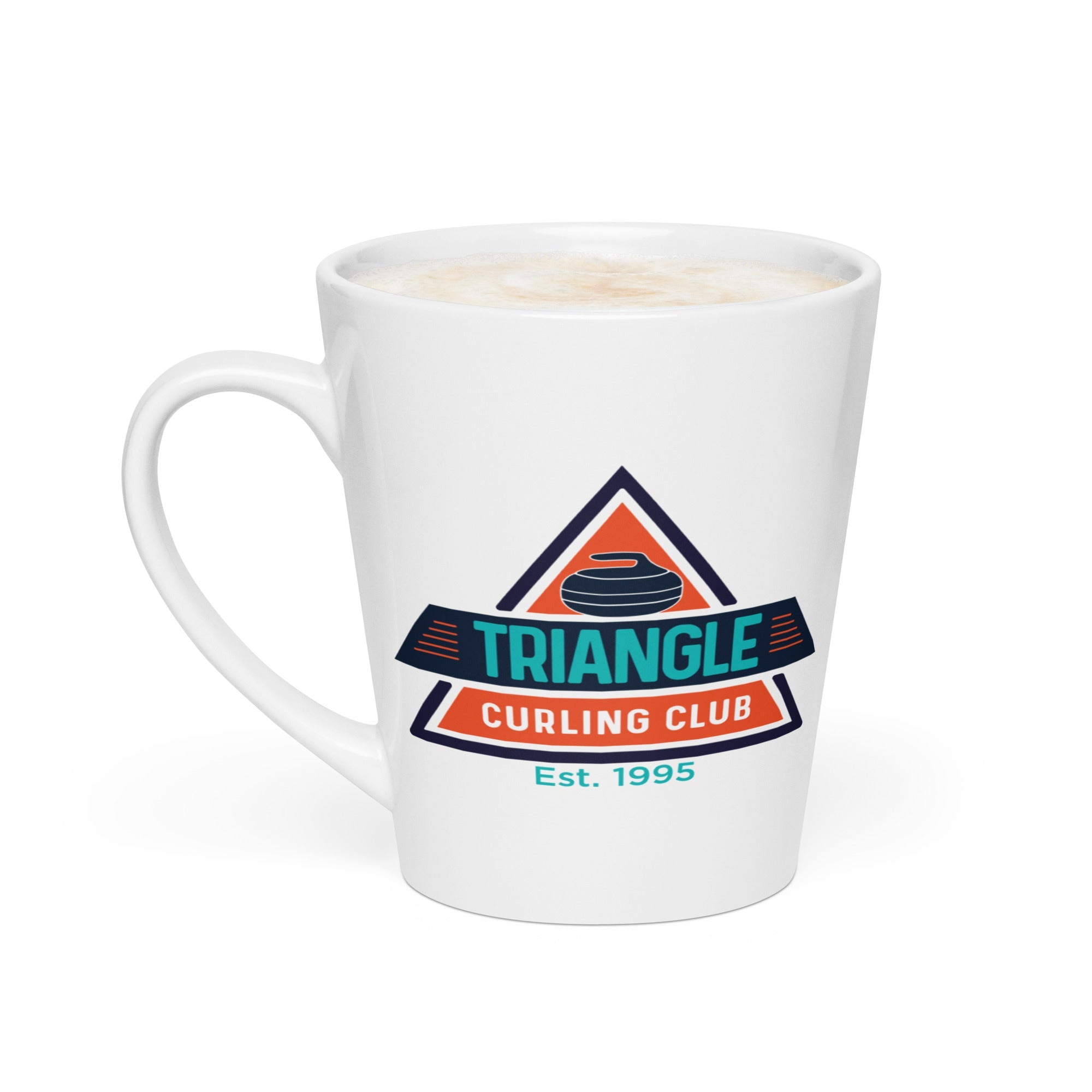 Triangle Curling Club Latte mug - Broomfitters