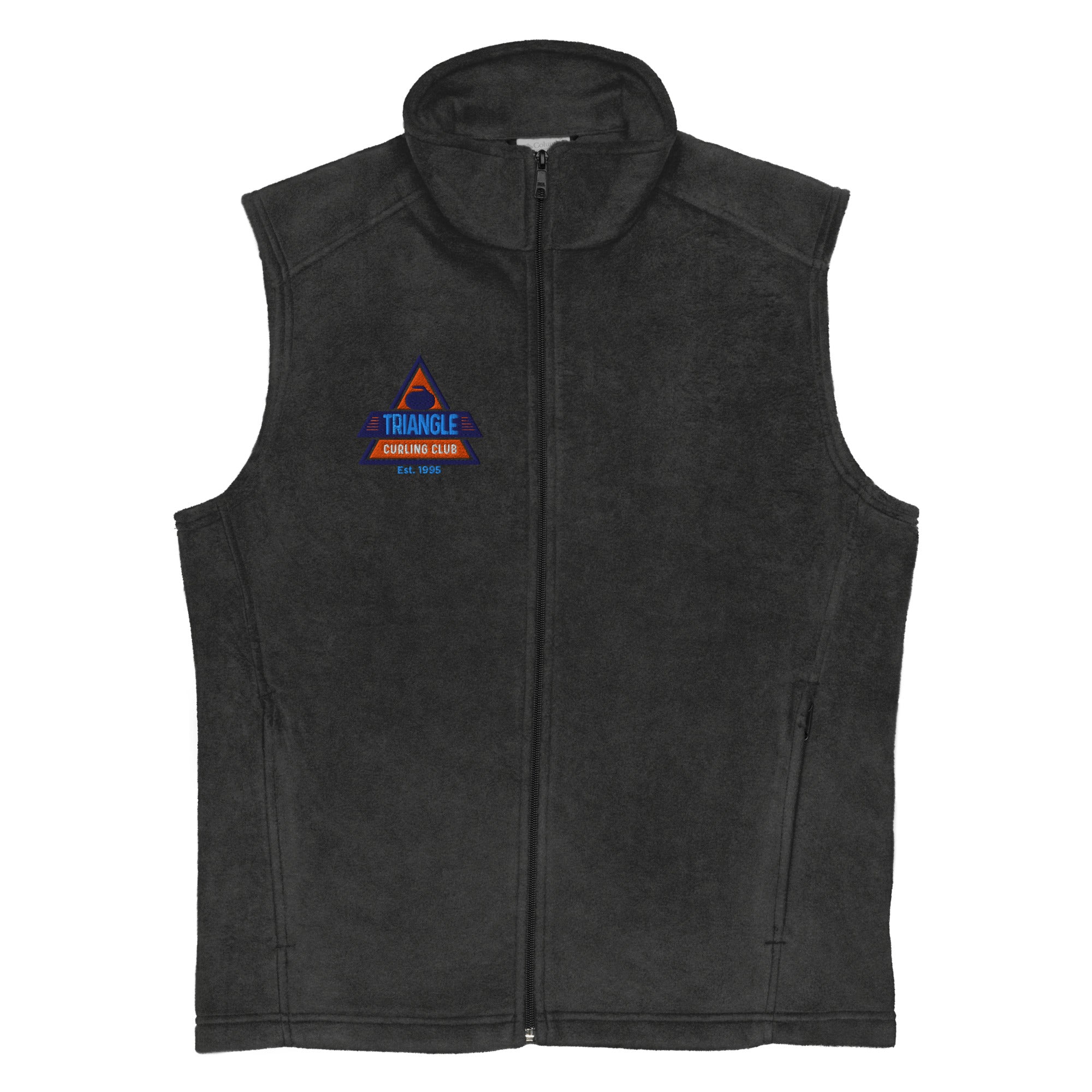Triangle Curling Club Men’s Columbia fleece vest - Broomfitters