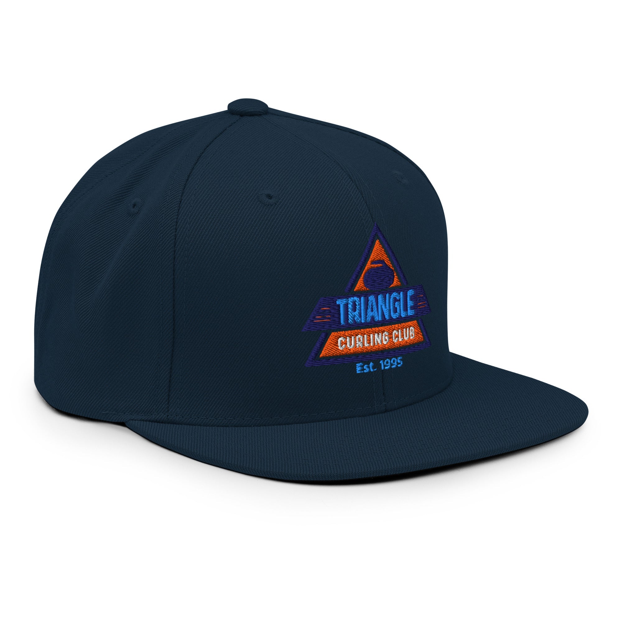 Triangle Curling Club Snapback Hat - Broomfitters