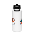 Triangle Curling Club Stainless steel water bottle with a straw lid - Broomfitters