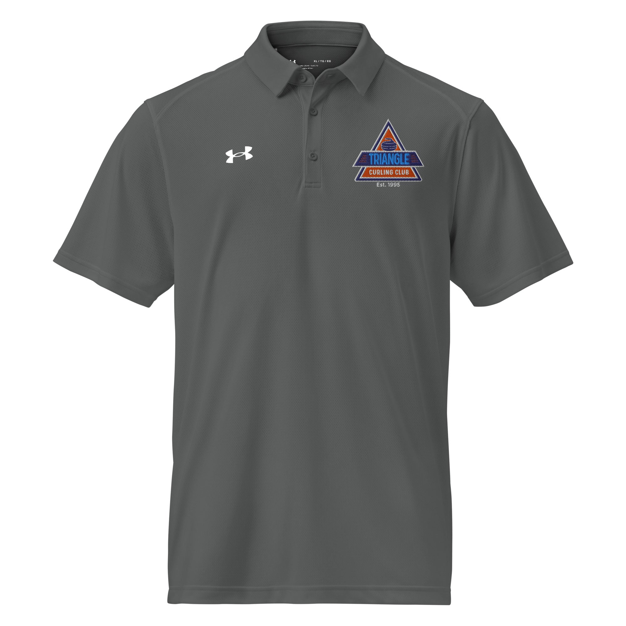Triangle Curling Club Under Armour® men's polo - Broomfitters