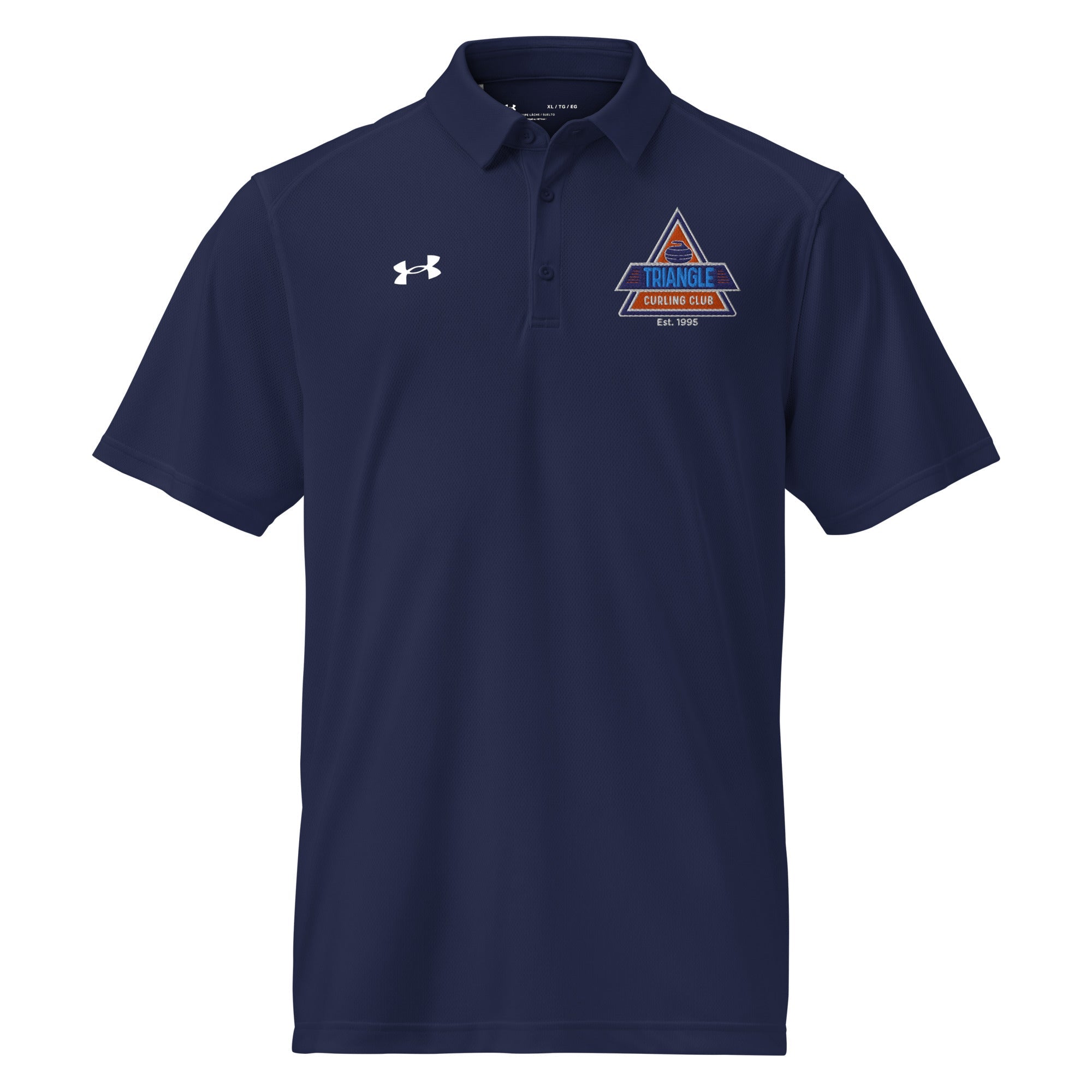 Triangle Curling Club Under Armour® men's polo - Broomfitters