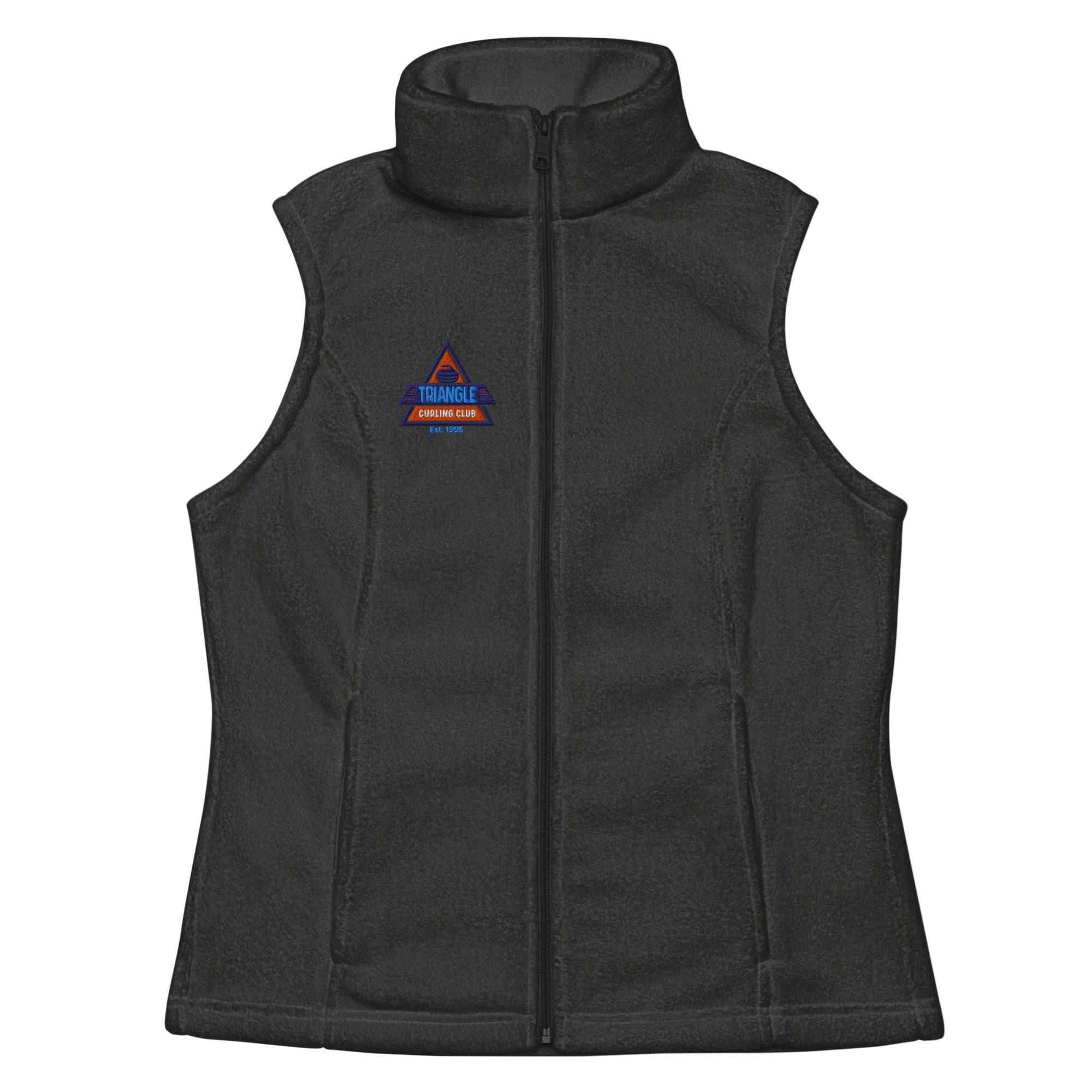 Triangle Curling Club Women’s Columbia fleece vest - Broomfitters