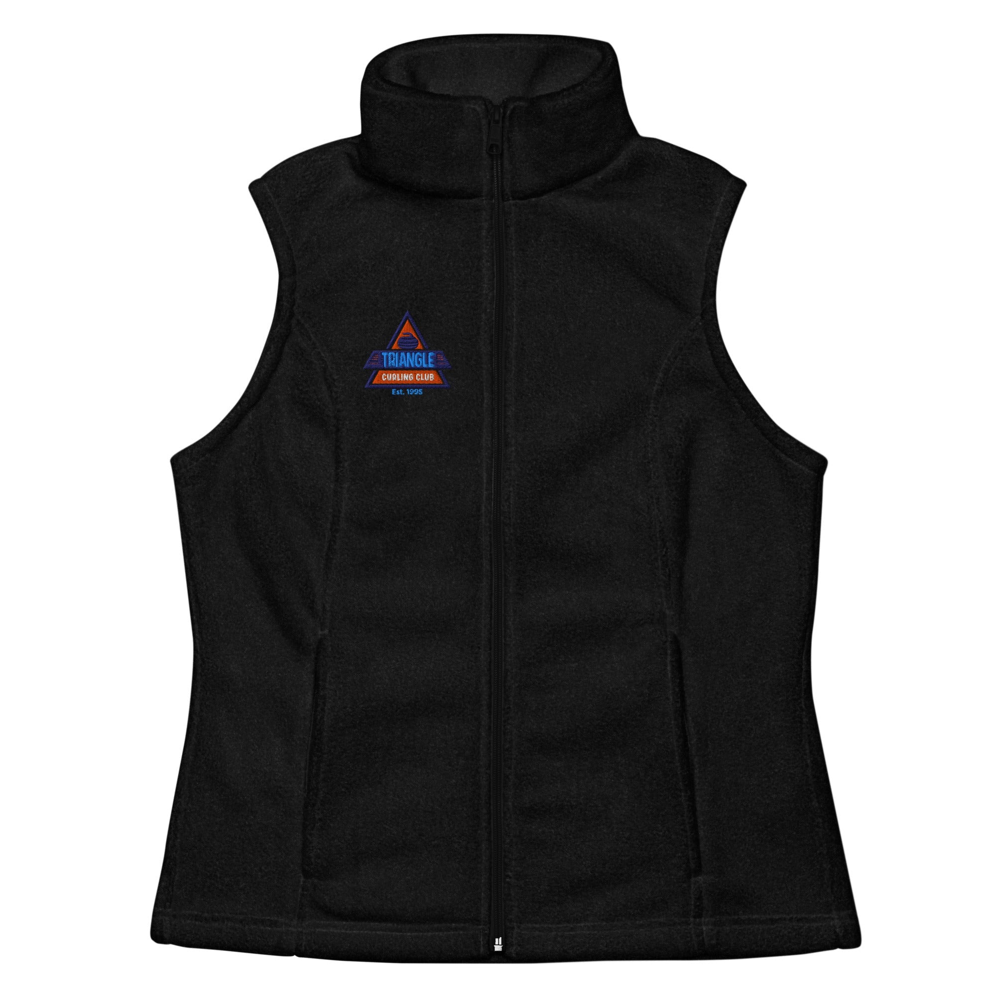 Triangle Curling Club Women’s Columbia fleece vest - Broomfitters
