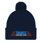 Triangle Curling Pom - Pom Beanie - Broomfitters