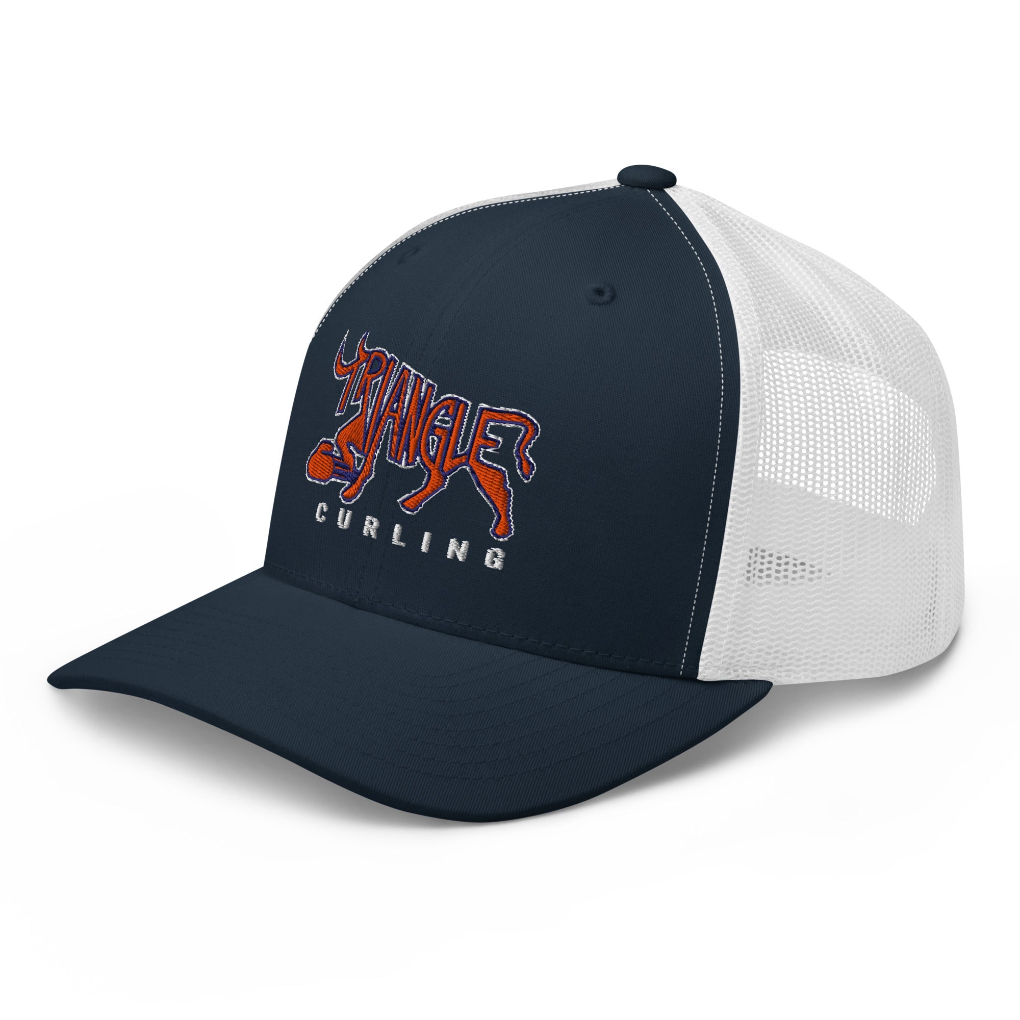 Triangle Curling Trucker Cap - Broomfitters