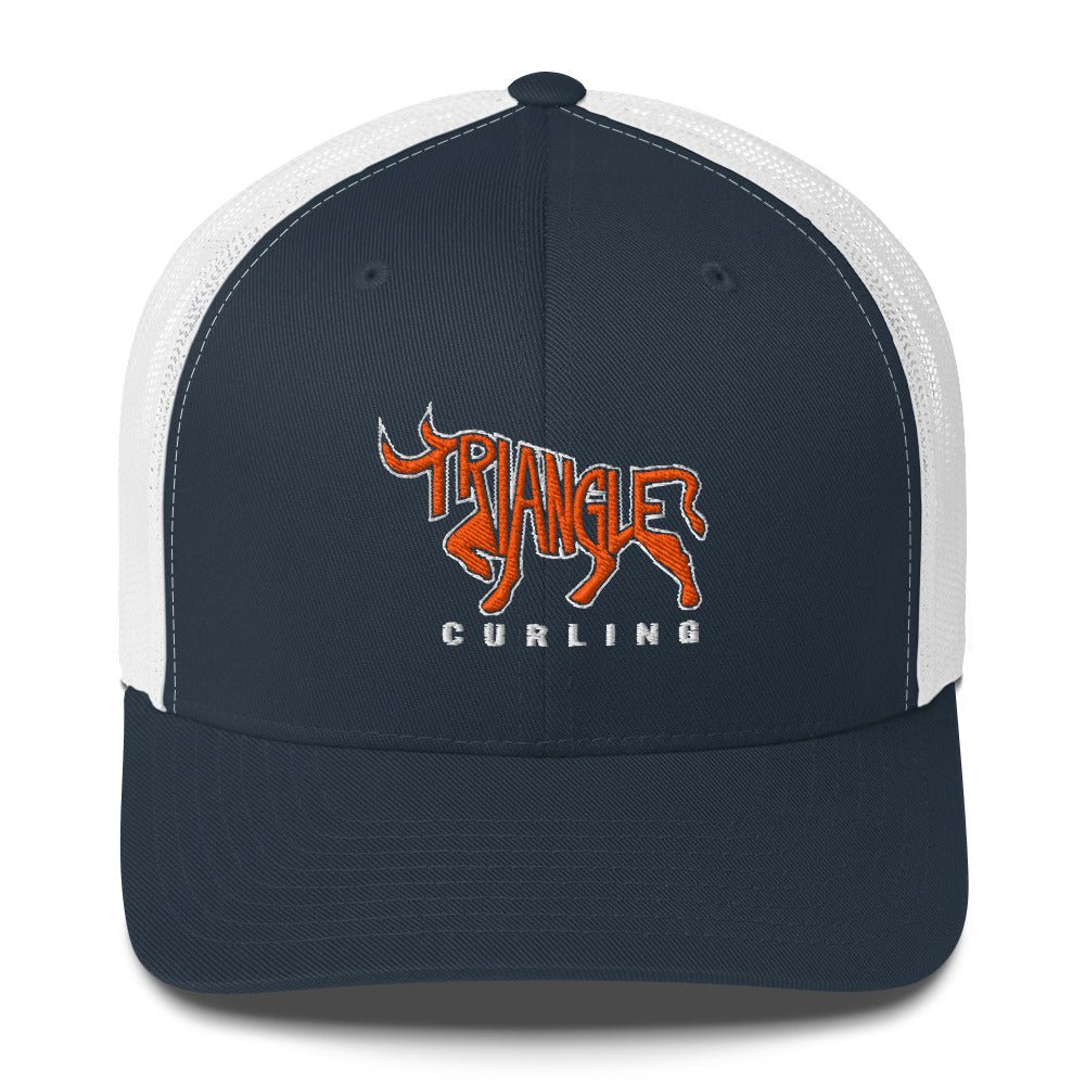 Triangle Curling Trucker Cap - Broomfitters